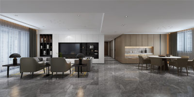 现代客厅 沙发 装饰品 灯